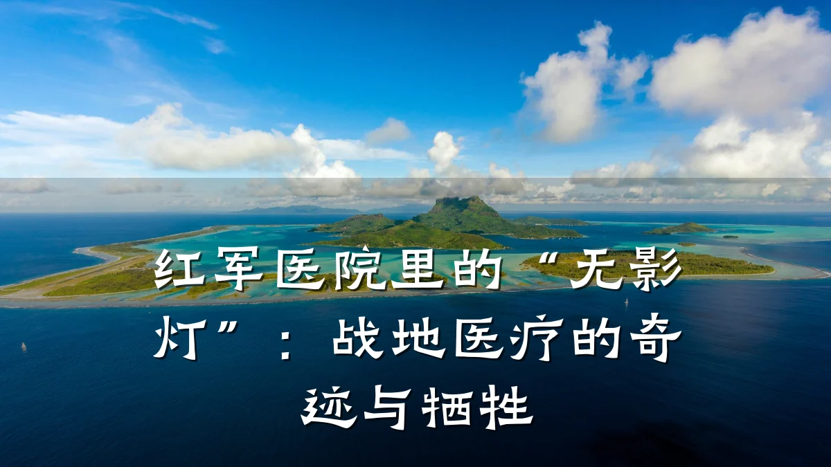 红军医院里的“无影灯”:战地医疗的奇迹与牺牲