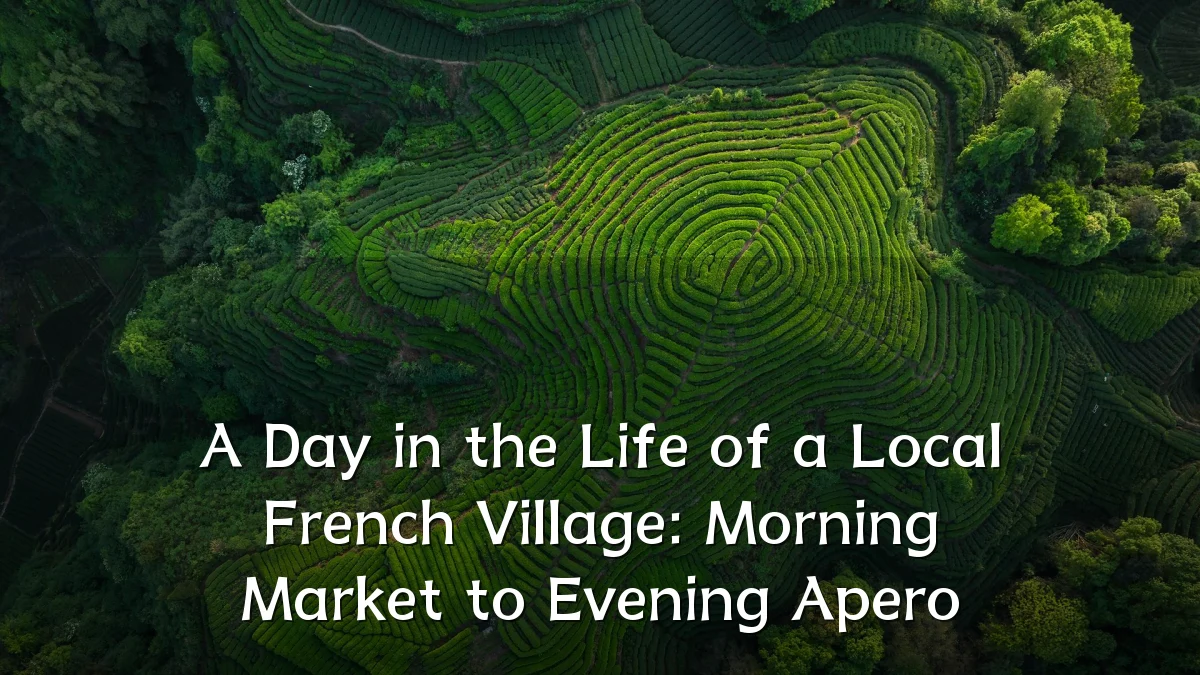 A Day in the Life of a Local French Village: Morning Market to Evening Apero