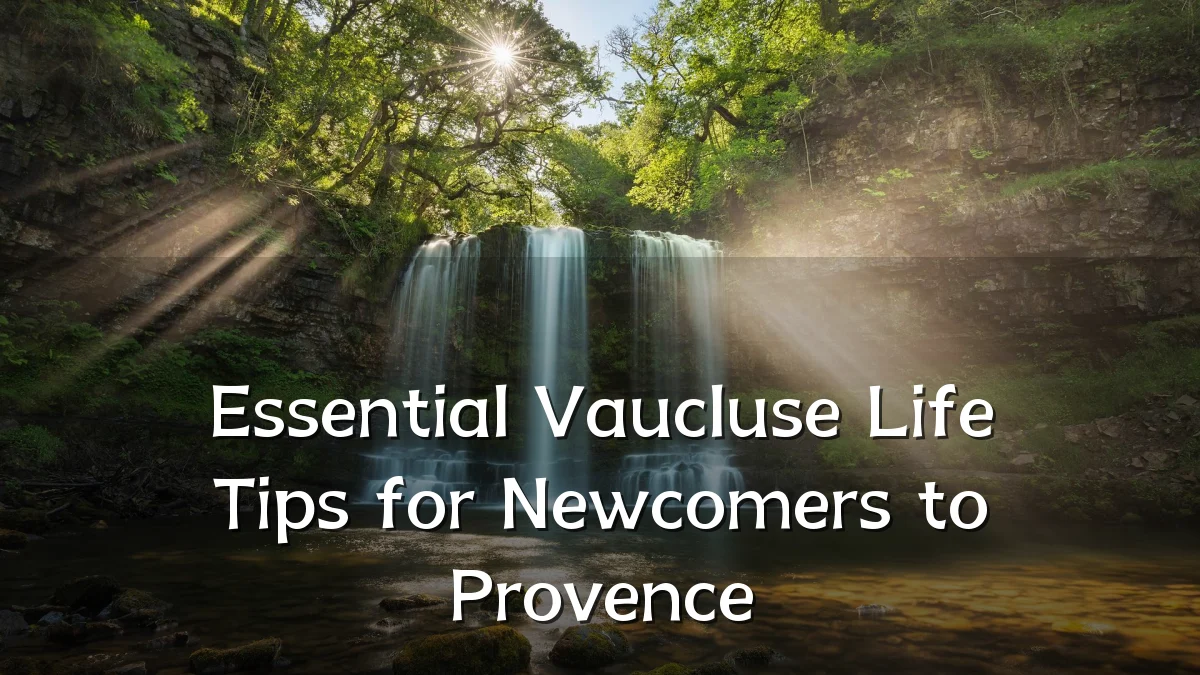 Essential Vaucluse Life Tips for Newcomers to Provence