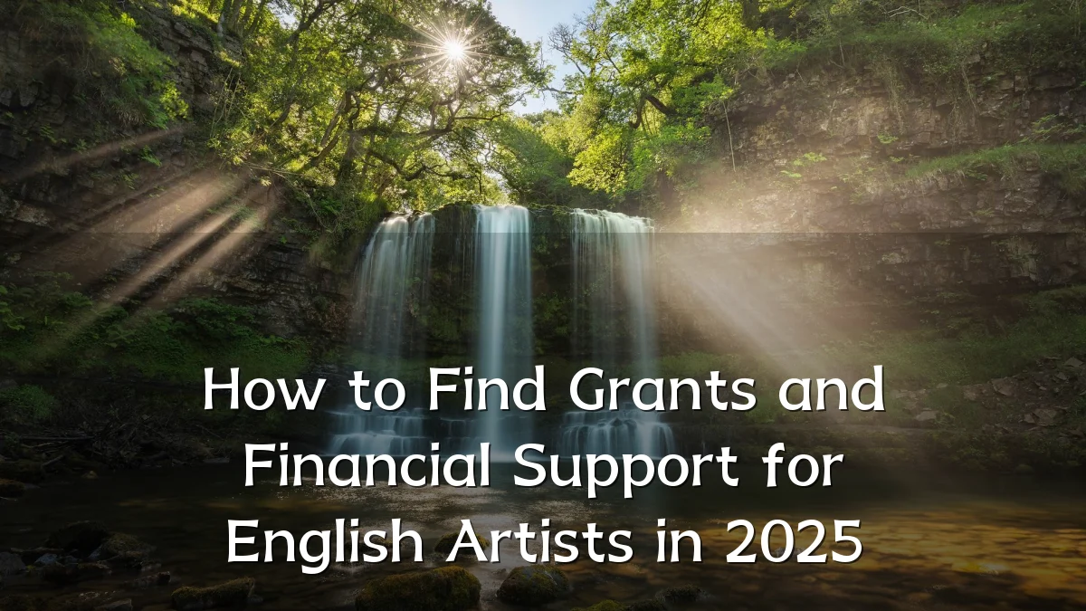 How to Find Grants and Financial Support for English Artists in 2025