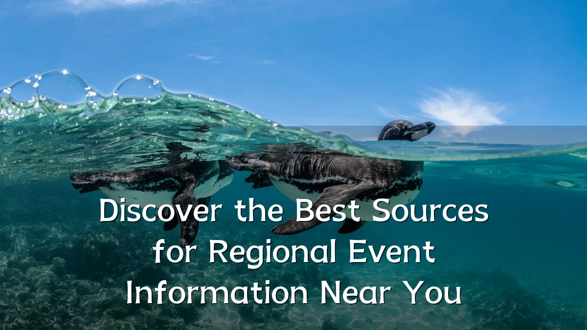 Discover the Best Sources for Regional Event Information Near You