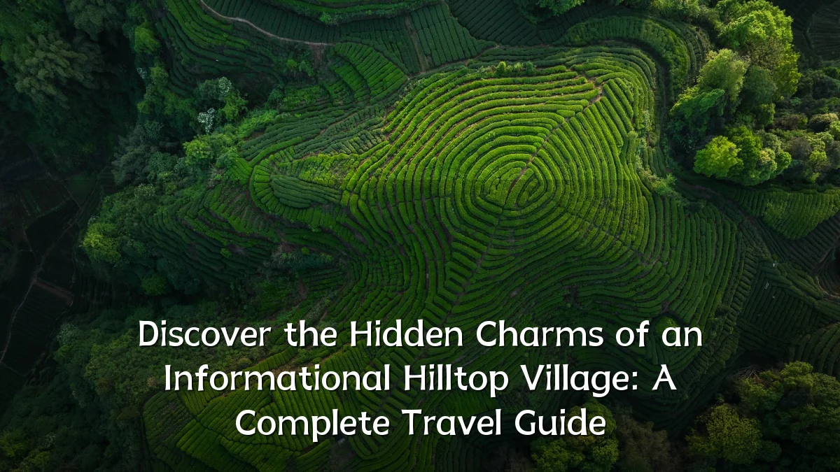 Discover the Hidden Charms of an Informational Hilltop Village: A Complete Travel Guide