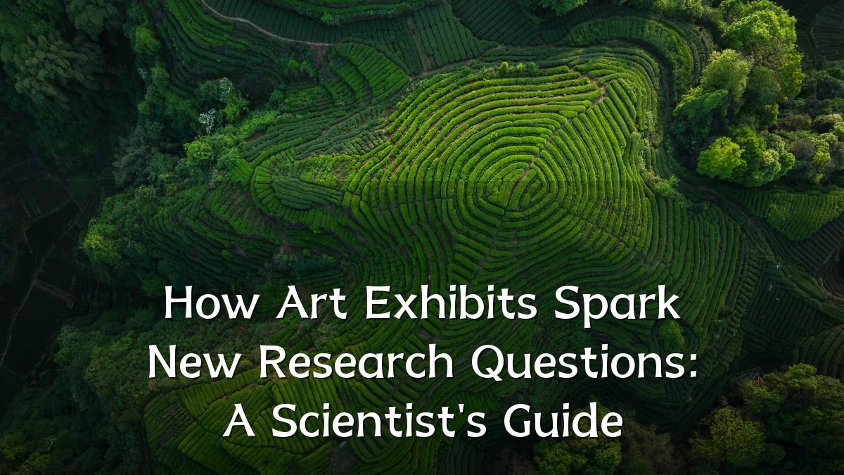 How Art Exhibits Spark New Research Questions: A Scientist's Guide