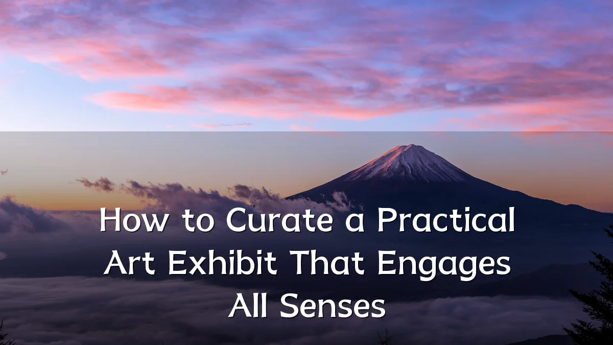 How to Curate a Practical Art Exhibit That Engages All Senses
