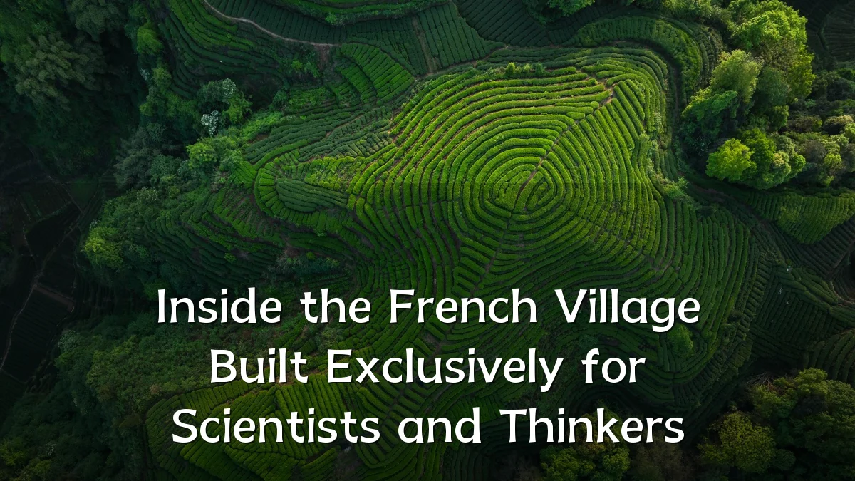 Inside the French Village Built Exclusively for Scientists and Thinkers