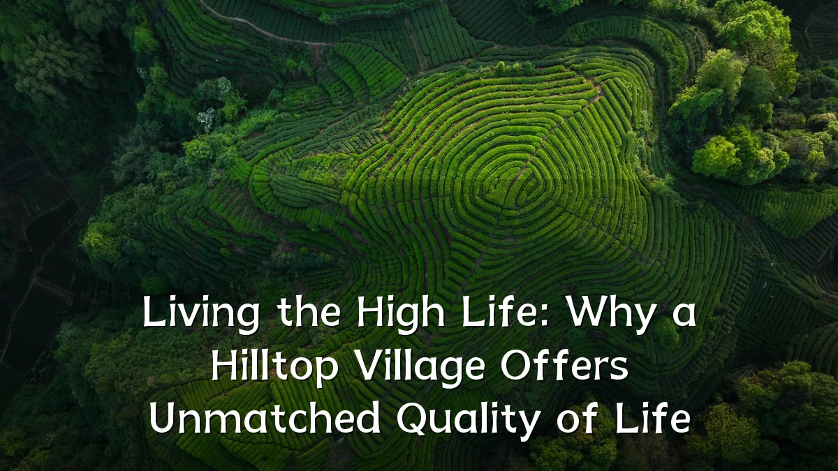 Living the High Life: Why a Hilltop Village Offers Unmatched Quality of Life