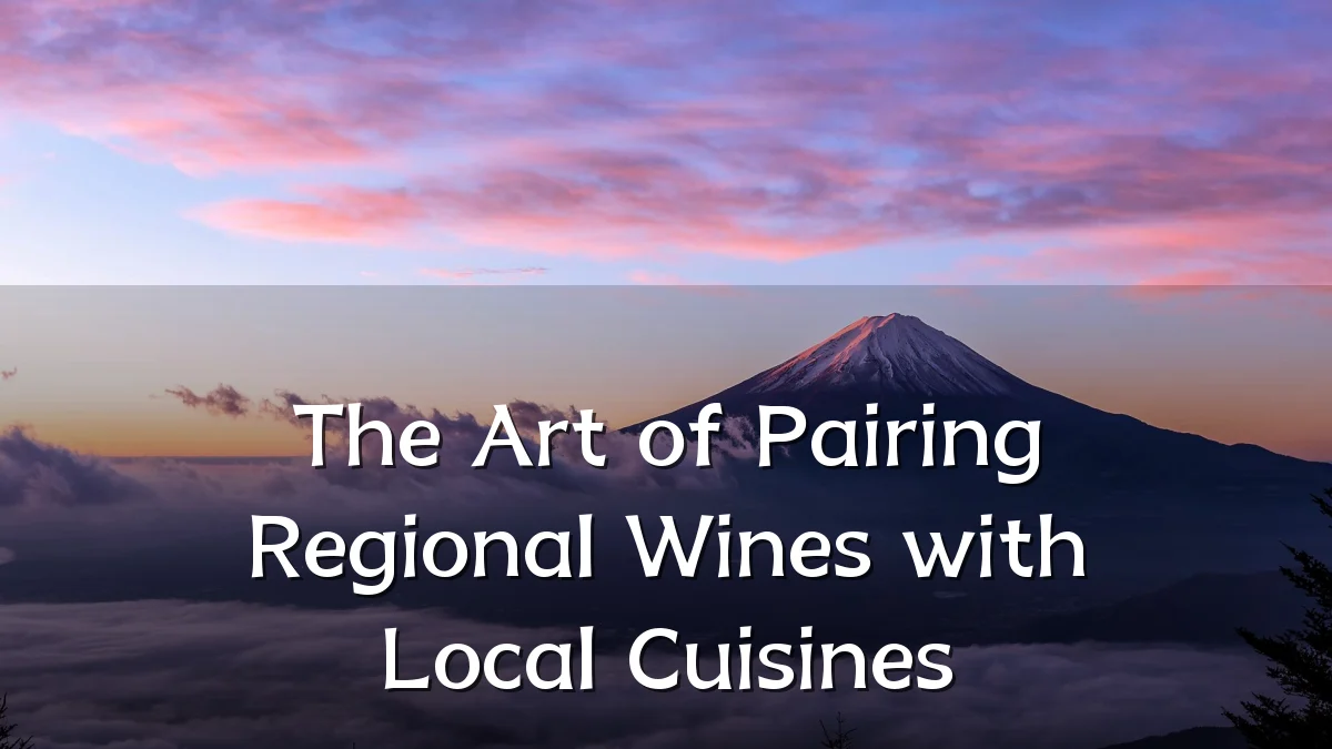 The Art of Pairing Regional Wines with Local Cuisines