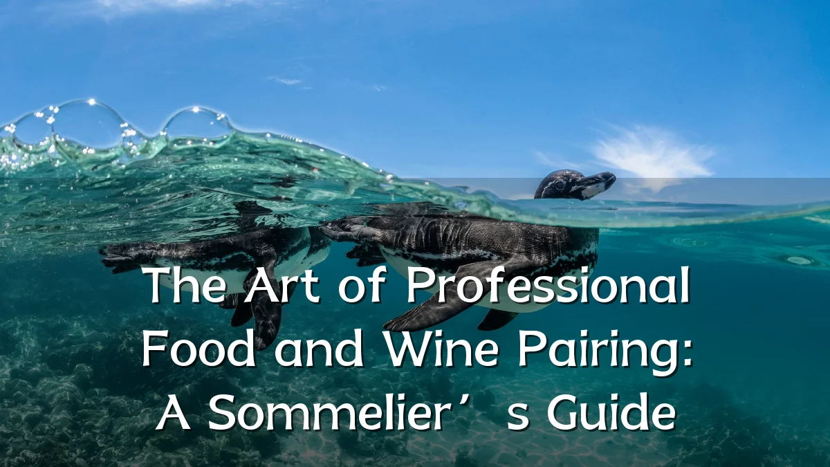 The Art of Professional Food and Wine Pairing: A Sommelier’s Guide