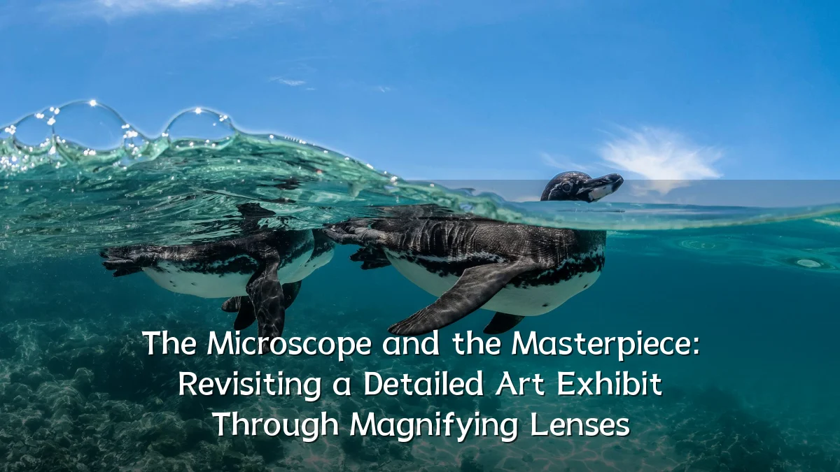 The Microscope and the Masterpiece: Revisiting a Detailed Art Exhibit Through Magnifying Lenses