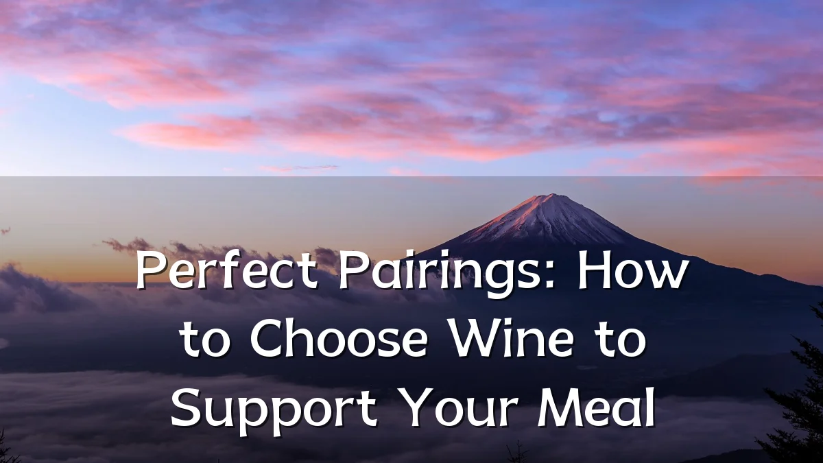 Perfect Pairings: How to Choose Wine to Support Your Meal
