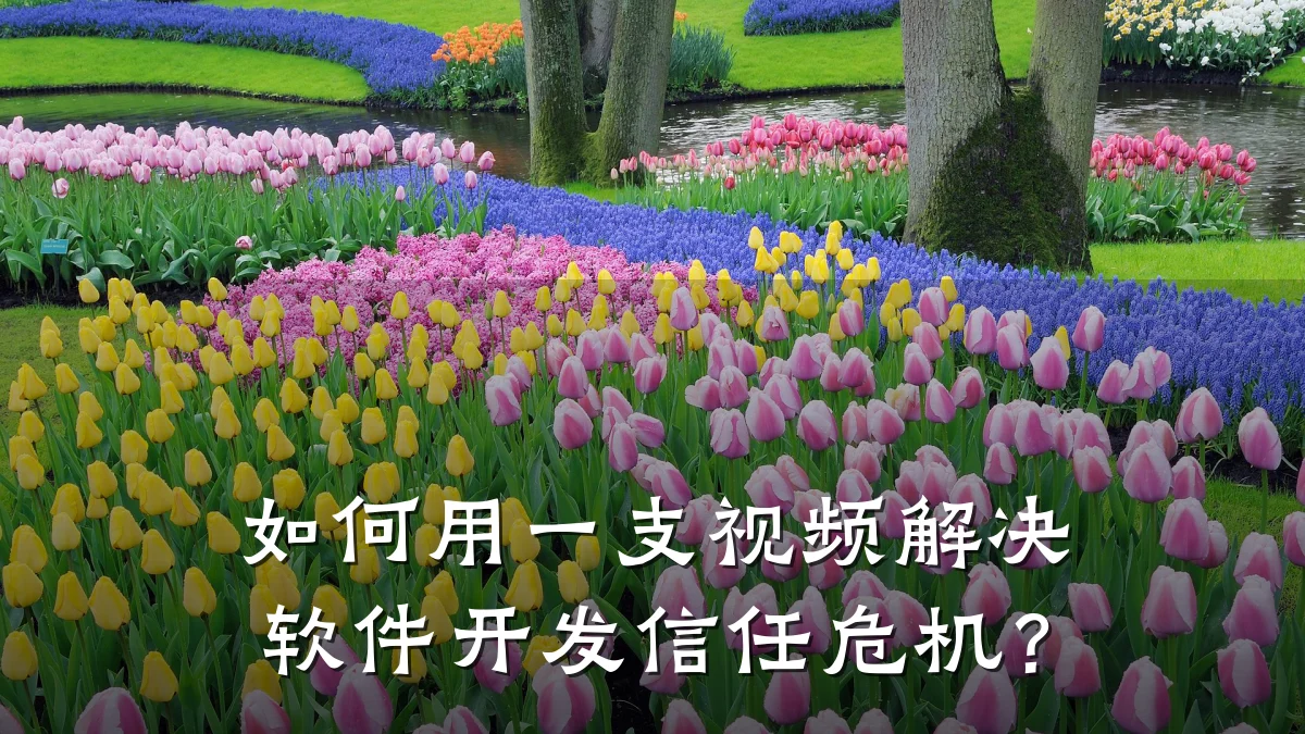 如何用一支视频解决软件开发信任危机？